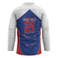 World Football 2026 Cape Verde Custom Hockey Jersey Tubaroes Azuis Verde Simple Map - African Pride