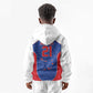 World Football 2026 Cape Verde Custom Kid Hoodie Tubaroes Azuis Verde Simple Map - African Pride
