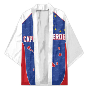World Football 2026 Cape Verde Custom Kimono Tubaroes Azuis Verde Simple Map - African Pride