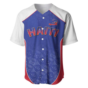 World Football 2026 Afro-Haiti Custom Baseball Jersey Together For Ayiti Blue Style LT9