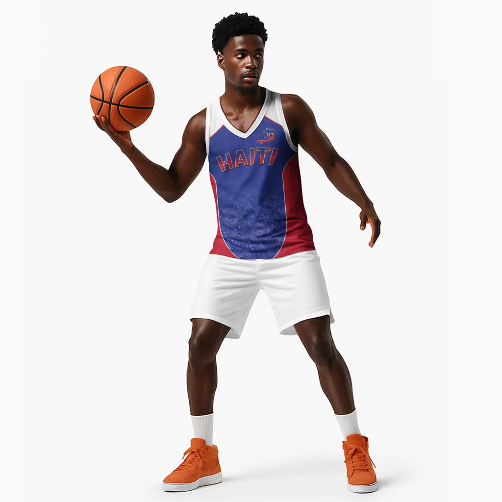World Football 2026 Afro-Haiti Custom Basketball Jersey Together For Ayiti Blue Style - African Pride