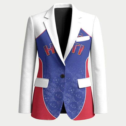 World Football 2026 Afro-Haiti Custom Blazer Together For Ayiti Blue Style - African Pride