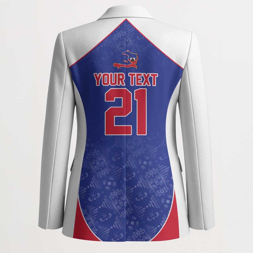 World Football 2026 Afro-Haiti Custom Blazer Together For Ayiti Blue Style - African Pride