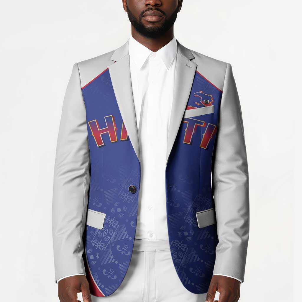 World Football 2026 Afro-Haiti Custom Blazer Together For Ayiti Blue Style - African Pride