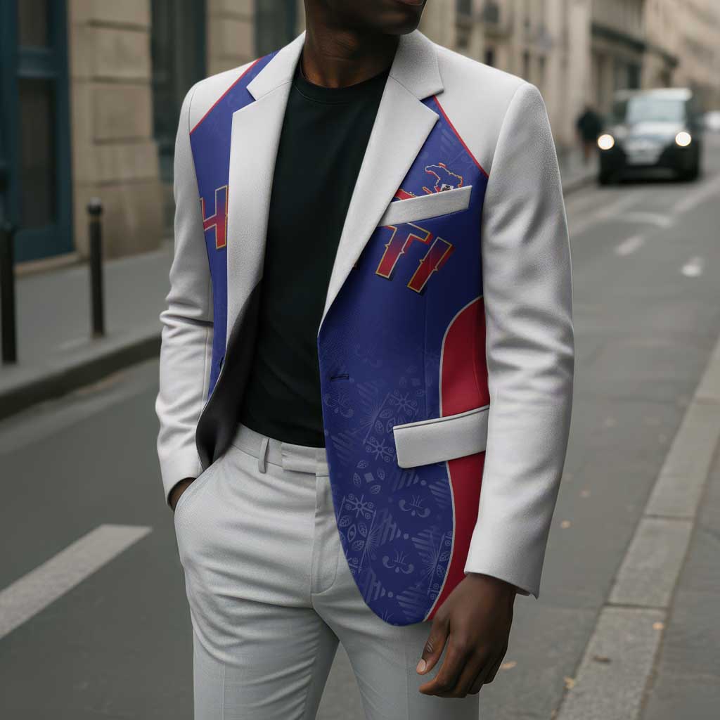 World Football 2026 Afro-Haiti Custom Blazer Together For Ayiti Blue Style - African Pride