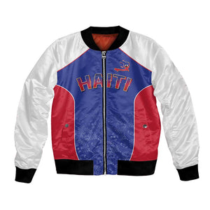 World Football 2026 Afro-Haiti Custom Bomber Jacket Together For Ayiti Blue Style - African Pride