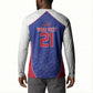 World Football 2026 Afro-Haiti Custom Button Sweatshirt Together For Ayiti Blue Style