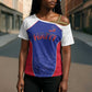 World Football 2026 Afro-Haiti Custom Cross Shoulder Shirt Together For Ayiti Blue Style - African Pride