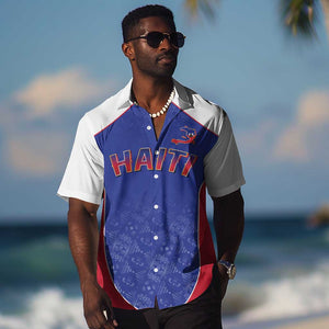 World Football 2026 Afro-Haiti Custom Hawaiian Shirt Together For Ayiti Blue Style LT9