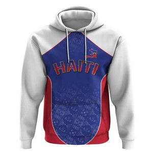 World Football 2026 Afro-Haiti Custom Hoodie Together For Ayiti Blue Style - African Pride