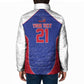 World Football 2026 Afro-Haiti Custom Padded Jacket Together For Ayiti Blue Style - African Pride