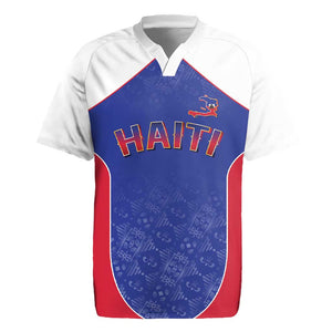 World Football 2026 Afro-Haiti Custom Rugby Jersey Together For Ayiti Blue Style LT9