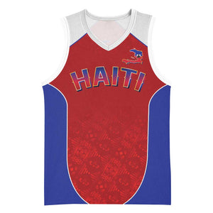 World Football 2026 Afro-Haiti Custom Basketball Jersey Together For Ayiti Red Style - African Pride