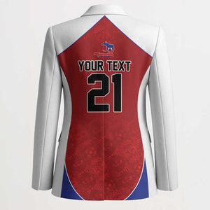 World Football 2026 Afro-Haiti Custom Blazer Together For Ayiti Red Style - African Pride