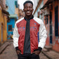 World Football 2026 Afro-Haiti Custom Bomber Jacket Together For Ayiti Red Style - African Pride
