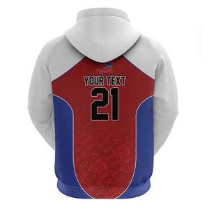 World Football 2026 Afro-Haiti Custom Hoodie Together For Ayiti Red Style - African Pride