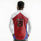 World Football 2026 Afro-Haiti Custom Long Sleeve Polo Shirt Together For Ayiti Red Style - African Pride