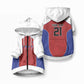 World Football 2026 Haiti Custom Pet Hoodie Together For Ayiti Red Style