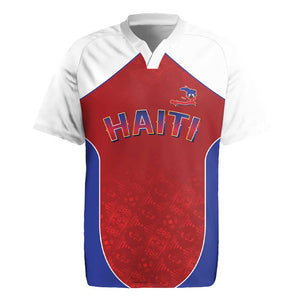 World Football 2026 Afro-Haiti Custom Rugby Jersey Together For Ayiti Red Style LT9