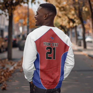 World Football 2026 Afro-Haiti Custom Sweatshirt Together For Ayiti Red Style - African Pride