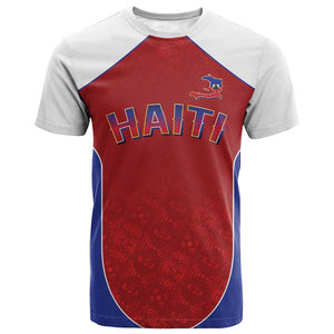 World Football 2026 Afro-Haiti Custom T shirt Together For Ayiti Red Style LT9
