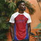 World Football 2026 Afro-Haiti Custom T shirt Together For Ayiti Red Style LT9