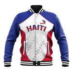 World Football 2026 Afro-Haiti Custom Baseball Jacket Together For Ayiti White Style - African Pride