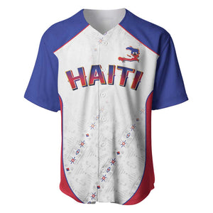 World Football 2026 Afro-Haiti Custom Baseball Jersey Together For Ayiti White Style LT9