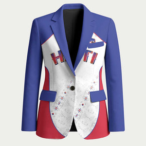 World Football 2026 Afro-Haiti Custom Blazer Together For Ayiti White Style - African Pride