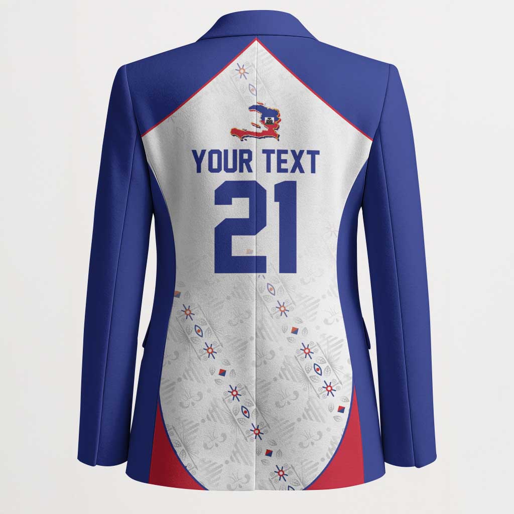 World Football 2026 Afro-Haiti Custom Blazer Together For Ayiti White Style - African Pride