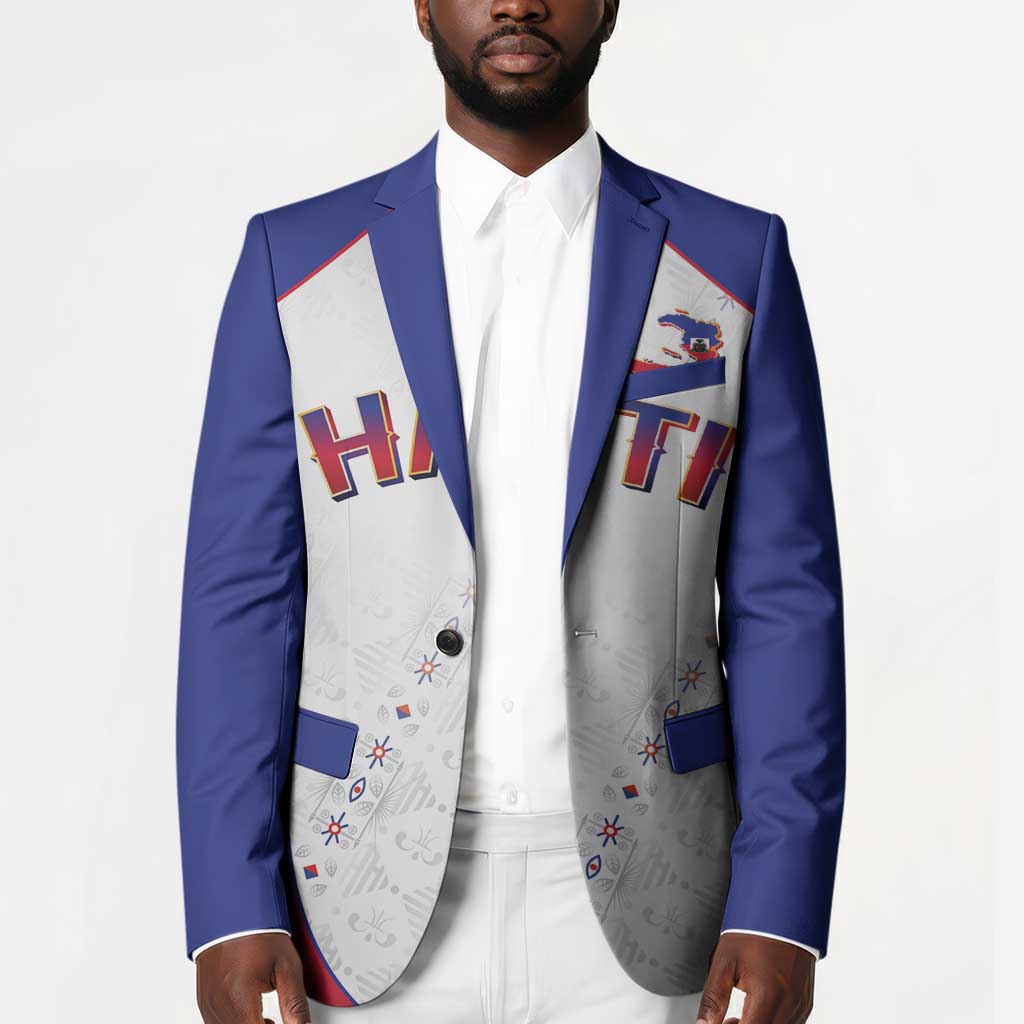 World Football 2026 Afro-Haiti Custom Blazer Together For Ayiti White Style - African Pride