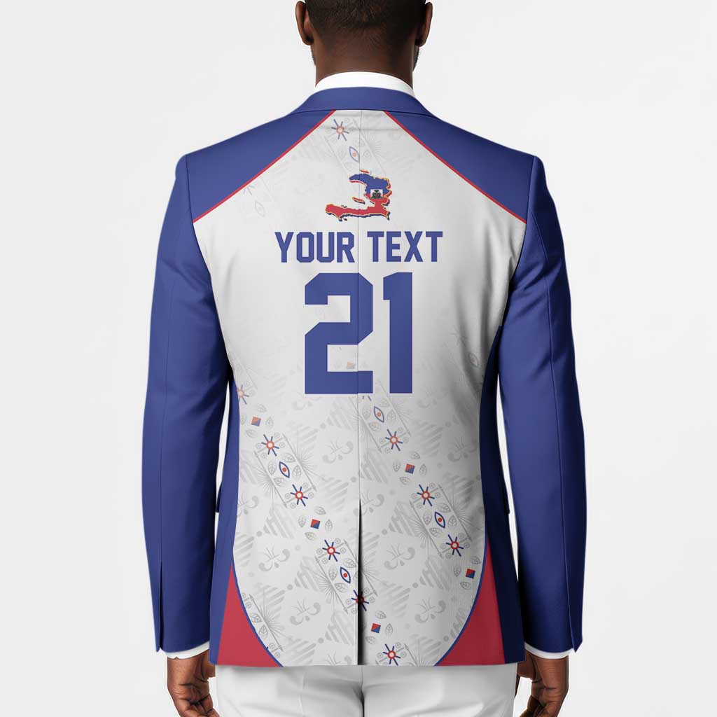 World Football 2026 Afro-Haiti Custom Blazer Together For Ayiti White Style - African Pride