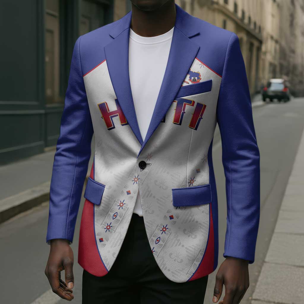 World Football 2026 Afro-Haiti Custom Blazer Together For Ayiti White Style - African Pride