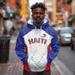 World Football 2026 Afro-Haiti Custom Hoodie Together For Ayiti White Style - African Pride