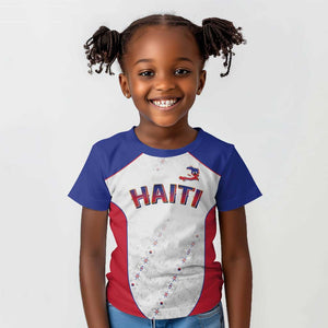 World Football 2026 Afro-Haiti Custom Kid T shirt Together For Ayiti White Style LT9