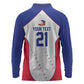 World Football 2026 Afro-Haiti Custom Long Sleeve Polo Shirt Together For Ayiti White Style - African Pride