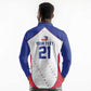 World Football 2026 Afro-Haiti Custom Long Sleeve Polo Shirt Together For Ayiti White Style - African Pride