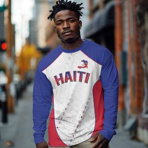 World Football 2026 Afro-Haiti Custom Long Sleeve Shirt Together For Ayiti White Style - African Pride
