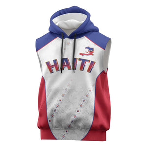 World Football 2026 Afro-Haiti Custom Sleeveless Hoodie Together For Ayiti White Style - African Pride