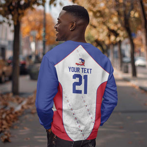 World Football 2026 Afro-Haiti Custom Sweatshirt Together For Ayiti White Style - African Pride