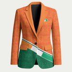 World Football 2026 Ivory Coast Custom Blazer African Adinkra Pattern - African Pride