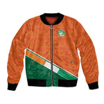 World Football 2026 Ivory Coast Custom Bomber Jacket African Adinkra Pattern - African Pride