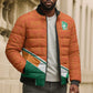 World Football 2026 Ivory Coast Custom Bomber Puffer Jacket African Adinkra Pattern - African Pride