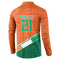 World Football 2026 Ivory Coast Custom Button Sweatshirt African Adinkra Pattern