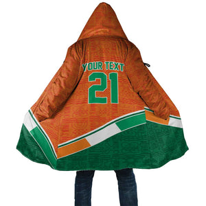 World Football 2026 Ivory Coast Custom Cloak African Adinkra Pattern - African Pride