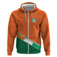 World Football 2026 Ivory Coast Custom Hoodie African Adinkra Pattern - African Pride