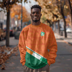 World Football 2026 Ivory Coast Custom Sweatshirt African Adinkra Pattern - African Pride