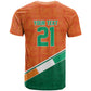 World Football 2026 Ivory Coast Custom T shirt African Adinkra Pattern LT9