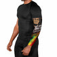 Legend Bob Get Up Stand Up Arm Sleeves Black Jamaican Reggae Multicolored