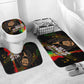 Legend Bob Get Up Stand Up Bathroom Set Black Jamaican Reggae Multicolored
